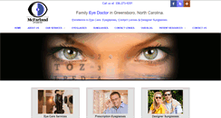 Desktop Screenshot of mcfarlandoptometry.com